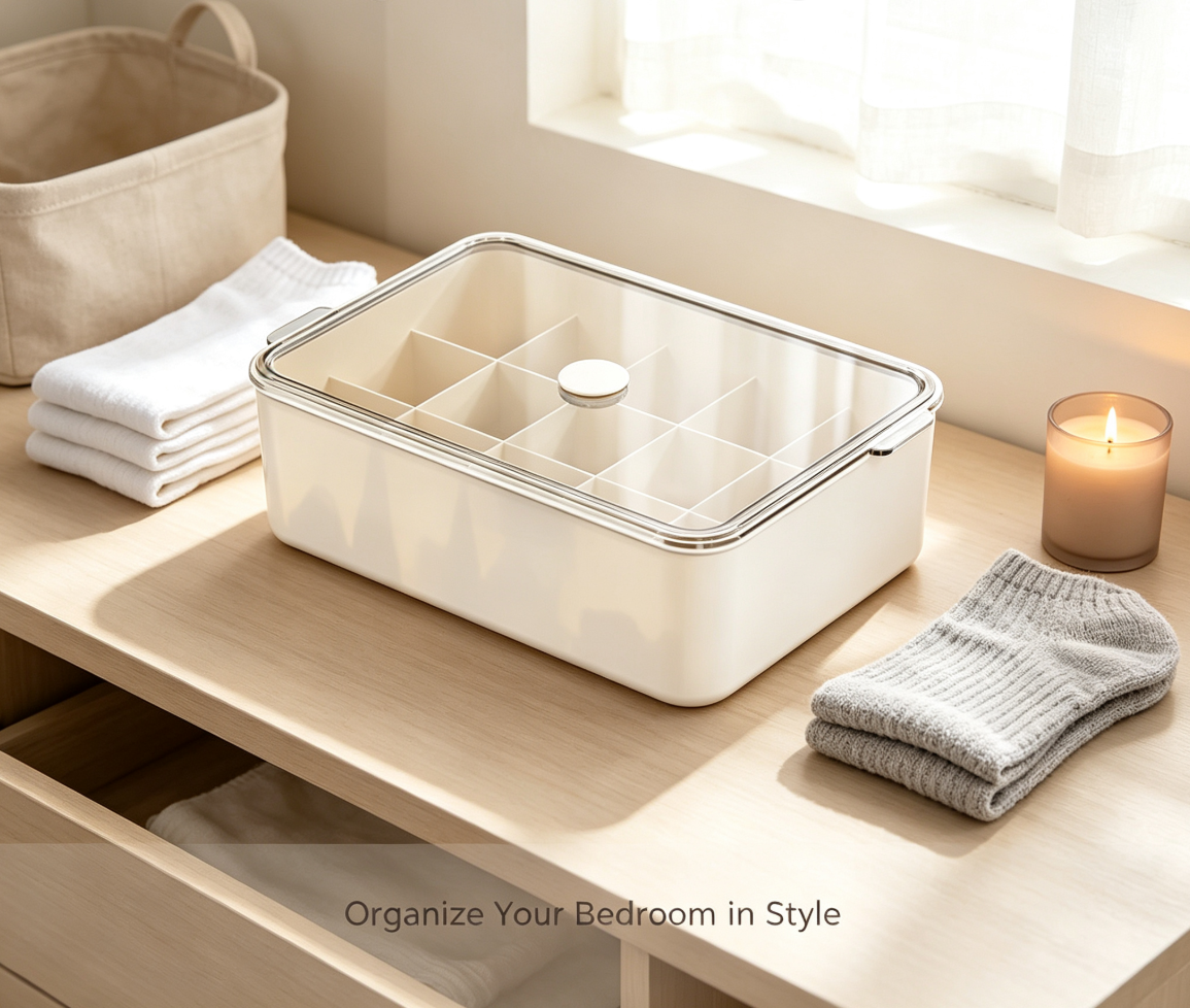 Drawer Divided Storage Organizer Box
