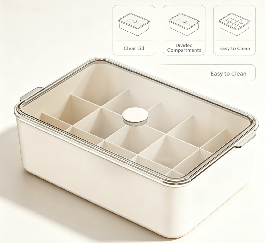 Drawer Divided Storage Organizer Box